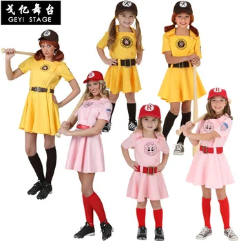 Cosplay profesionálny baseball jednotné Halloween detské oblečenie ženské športové jeden kus baseball jednotné baseball sukne