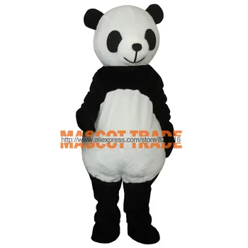 Cosplay kostýmy Lacné Nové svadobné Panda Bear Maskot Maškarný Kostým pre Dospelých Veľkosť