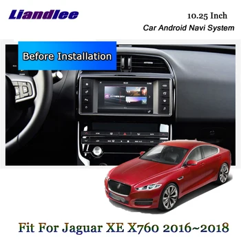 Auto Android Multimedia Player Jaguar XE/XEL/X760 2016 2017 2018 Rádio Stereo Navigačný Systém GPS HD Dotyková Obrazovka
