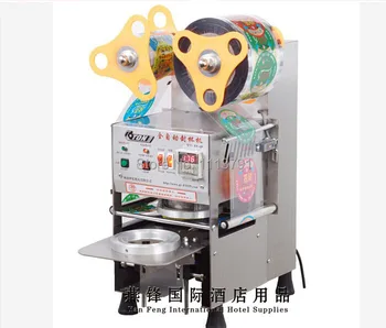 ET-Q9 z nerezovej ocele, automatické pohár tesnenie stroj, tesnenie stroj, pearl mlieka čaj pohár tesnenie stroj