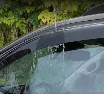 Auto Akrylové Okno Deflektor Slnečná Clona Dážď Gurad Slim Tvarovanie Výbava Markíza Útulok Pre Hyundai AKCENT 2018 2019 2020 2021+