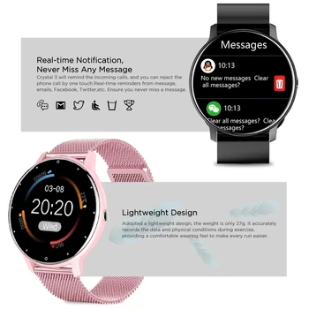 2022 Nové Módne Smart Hodinky Mužov Fitness Náramok Srdcovej frekvencie Monitorovanie Krvného Tlaku Športové Tracker Smartwatch Darček pre Ženy