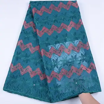 Najnovšie Afriky Čipky Textílie Swiss Voile Čipky Vo Švajčiarsku Vysokej Kvality Nigérijský Čipky Tkaniny S Kamene Pre Ženy Šaty S1672