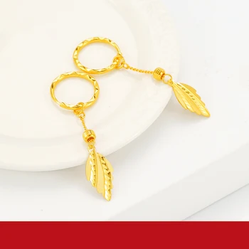 JLZB 24K Čisté Zlato Náušnice Reálne AU 999 Pevné Zlaté Náušnice Pekné, Dobré Luxusnej Módnej Jemné Šperky Hot Predaj Nových 2020