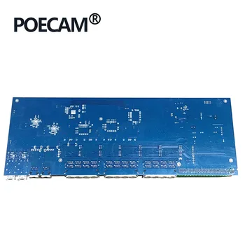 26port POE Switch PCBA modul 24ports 100Mbps 2port Gigabit Uplink Voliteľné UTP/SFP medi optického vlákna board Kamera Kabeláž