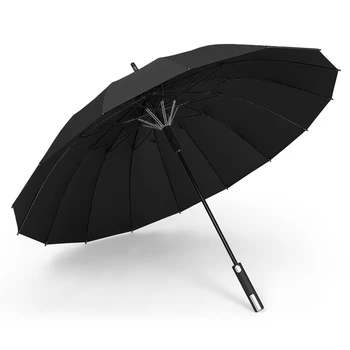Vonkajšie Veľké Umbrella16K Pre Mužov Vysoká Kvalita Dlhá Rukoväť Dáždnik Windproof Ochranu Proti Slnku Paraguas Dážď Zariadenia LL50um