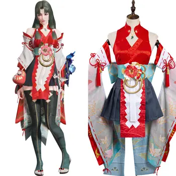 Hra Naraka Bladepoint Kurumi Cosplay Kostým Oblečenie Šaty Halloween Karneval Oblek