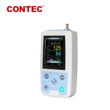 CONTEC CE ABPM50 NIBP Holter nabíjateľná digitálny monitor krvného tlaku Ambulantné 24 hodín PC softvér