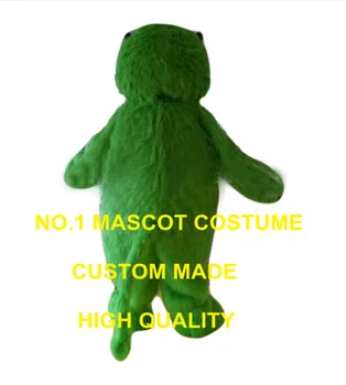 Dlho Plyšové Zelená Cudzinca Monster Maskot Kostým pre Dospelých veľkosť cartoon monster tému anime cosply kostýmy, karneval, maškarný 2496