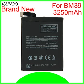 10pcs/veľa BM39 Batérie Pre Xiao Mi 6 Mi6 Náhradný Telefón Batérie 3250mAh High Capacity batérie pre xiao 6