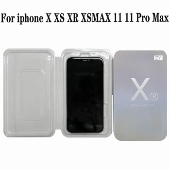 Test ZY JK INCELL LCD displej Pre iPhone X XS 11 Pro MAX XR Digitalizátorom. Zhromaždenia Č Mŕtvy Pixel LCD Náhradné Displej