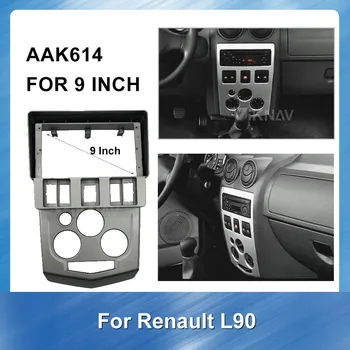 9 palcový Auto, Auto Rádio Panel palubnej doske Auta Inštalačný Rám Pre Renault L90 LHD Fascia auto príslušenstvo montáž auto panel