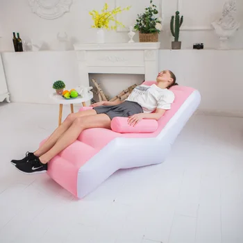 Nafukovacie lenivý gauč hrnú pvc pohovka kreslo prenosné zvyšok matrac creative S-tvarované ergonomické kreslo