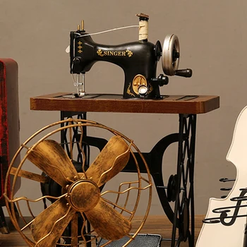 Vintage Železa Šijací Stroj Model Oblečenie Stylistom, Ozdoby Starý Objekt Dekorácie Tvorivé Remeslá
