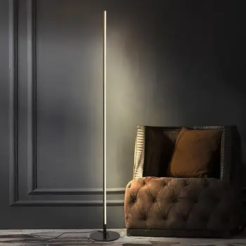 Nordic Rohu Poschodí Lampa Minimalistický LED Rod stojacie Lampy pre Obývacej Izby, Jedálne, Spálne, Gauč Stojí Svetlo Vnútorné Osvetlenie