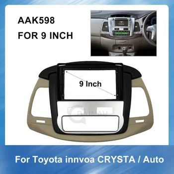 9 Palcový Auto, Auto Rádio Multimediálne fascia pre Toyota innvoa CRYSTA-auto dvd Fascia Montáž Audio Adaptér Fascia auto rám