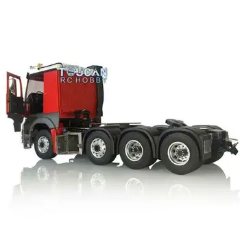 1/14 LESU RC Kovové Šasi Traktor, nákladné Vozidlo Strešné Svetlo Pre Hercules Farba Benz Kabíne THZH0869-SMT2