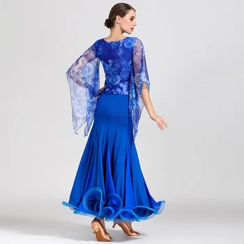 Štandardné spoločenský tanec oblečenie sála valčík šaty štandardné sála šaty moderné tanečné šaty Foxtrot flamenco začiatok sukne