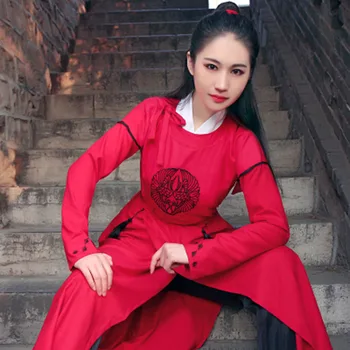 Čínsky Ľudový Tanec Hanfu Tang Starovekej Čínskej Kostým Etnických Dlhý Rukáv Hanfu Kostým Tradičné Čínske Oblečenie