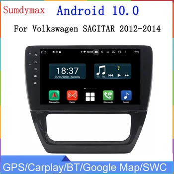 10.1 palcový Android10 auto multimediálny prehrávač pre Volkswagen SAGITAR 2012 2013 gps navigácia, autorádio audio stereo DSP Carplay