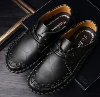 V lete 2 nové pánske topánky kórejská verzia trend 9 pánske členkové topánky priedušná obuv, pánske topánky Q7K288