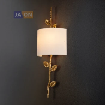 Led e14 Americký Medi Crystal Kvet Klasické LED Lampa LED Svetlo Nástenné svietidlo Nástenné svietidlo Nástenné Sconce Pre Obchod Foyer Spálne
