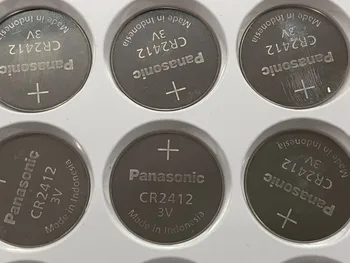 50pcs/veľa Panasonic CR2412 3V Lítiová Mince sledovať Kľúčové Fobs Batérie Batérie Bunka Pre swatch hodinky Pre LEXUS Auto Radič