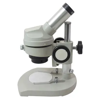 Kovové 20X Monokulárne Stereo Mikroskopom Junior Študentov Pitvať Deti Mikroskopom UP-správny Obraz Vzdelávania, Vedy Nástroj