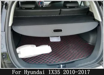 Auto Zadný Kufor Cargo Pokrytie Security Shield Obrazovke tieni sa Hodí Pre 10-17 Hyundai IX35 2010-2017