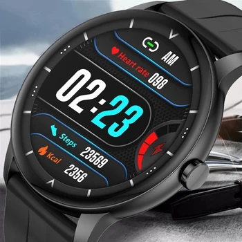 LIGE Smart Hodinky Mužov 2021 plne Dotykový Displej Športové Fitness Hodinky Vodotesné Bluetooth Hovorov Pre Android Ios Smartwatch Muži+Box