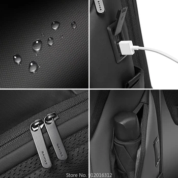Xiao Luxusné Pracovného Cestovný Batoh USB Nepremokavé Batožiny Veľkú Kapacitu Ramenní Taška na Prenosný počítač Turistika Späť Pack