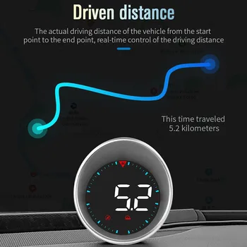 1pc G5 HUD GPS Tachometer Univerzálny Auto Head Up Displej Rýchla Výstraha Alarm Únava Jazdy Alarm, Rýchlosť Vozidla, Auto Monitor