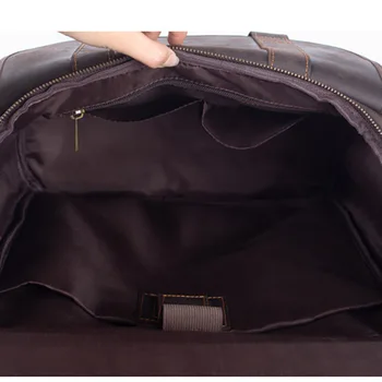 AETOO Retro veľká-kapacita prvá vrstva cowhide batoh, pánske kožené veľký batoh, crazy horse kožené pánske cestovná taška