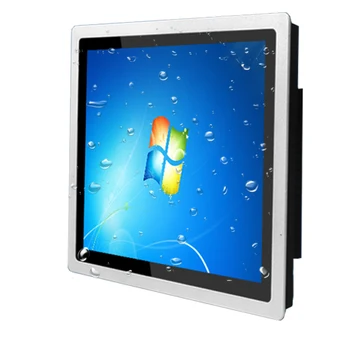 17 palcové vložené priemyselné mini tablet kapacitný dotykový all-in-one PC pre Windows Pro/Linux s WiFi RS232 COM