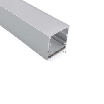 50 X 2M Sady/Veľa Veľkých U veľkosti hliníkové led bývanie kanály a kvalitné led hliníkový profil pre prívesok svetlá