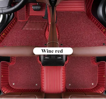 Najlepšia kvalita! Vlastné špeciálne auto podlahové rohože pre Ford Explorer 6, 7 sedadiel 2020 odolné dvojité vrstvy auto koberce pre Explorer 2020