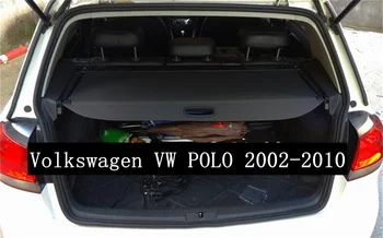 Zadné Cargo Kryt Pre Volkswagen VW POLO roky 2011-2020 ochrany Osobných údajov batožinového priestoru Obrazovke Security Shield Odtieň Čierna Béžová Auto Príslušenstvo
