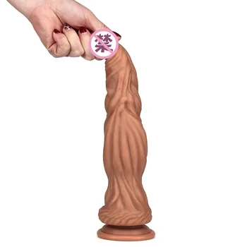 Silikónové Dildo Pokožke Pocit Strapon Realistický Penis s Prísavkou Pošvy Stimulátor Veľký Péro Masturbator SexToys pre Ženy