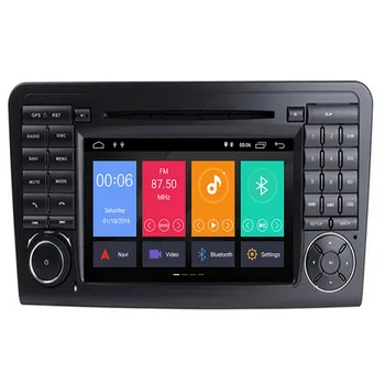IPS Android 10 4G 64 G 8 CORE /ANDROID AUTO DVD prehrávač Pre Mercedes Benz GL ML TRIEDY W164 ML350 ML500 X164 GL320 GPS stereo rádio