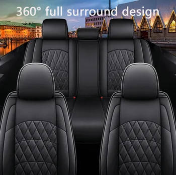 HeXinYan Kožené Univerzálne autosedačky Kryty pre BYD všetky modely FO F3 F6 G5 G6 M6 S7 E5 E6 S6 SIRUI SURUI L3 G3 Qin auto styling