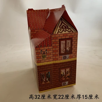 Hades papier Zhanghuangfang štvoruholník nádvorie skladacie čistý papier dom villa obeť hrobu výzbroj