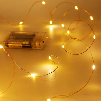 Garland Svetlo 3M 5M 10M USB LED Svetlo, Struny Vianočné Rozprávky Svetlo Pre PPopo Klip String Lampy Batérie Powered Vonkajšie Svadbu