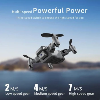 Mini Drone s 4K Kamera 2.4 GHz Skladacia Quadcopter Jedno-Tlačidlo Návrat FPV Somatosensory Ovládanie RC Vrtuľník Hračka ZXC-FR