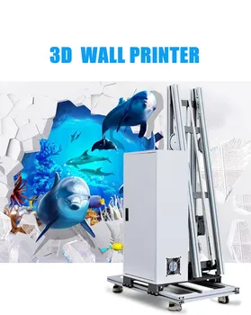 Inteligentný 3D zvislé steny tlačiareň jednoduché ovládanie UV flatbed tlače Atramentová stroj