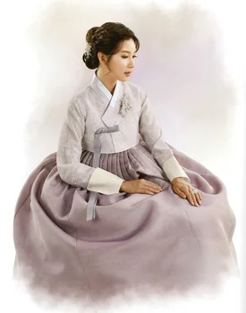 Kórejský Originál Dovezené Hanbok Nevesta Hanbok Ručne vyšívané Hanbok Rozsiahle Podujatie, Účasť Kostýmy