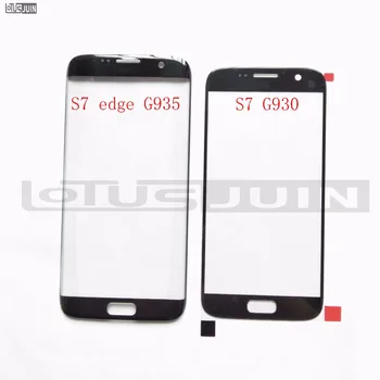 Originál Nové Vonkajšie LCD na Prednom Displeji Sklenený Kryt Objektívu Náhradné Diely Pre Samsung Galaxy S7 G930 S7 okraji G935