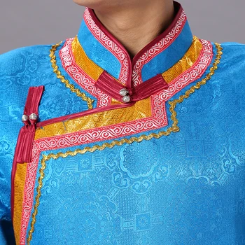 Mongolsko župan ázia kostým tradičné etnické oblečenie mongolskej Oblečenie národnej mužské šaty festival štádium nosenie