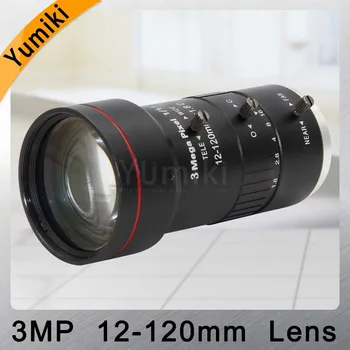 Yumiki 3.0 Megapixel Manual Iris Zoom Objektív, 12-120mm 1/1.8