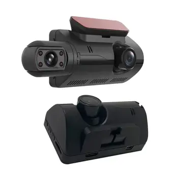 Pomlčka Cam 3 Palcový Displej Predné A Zadné Duálny objektív HD 1080P Car Video Recorder Auto Kamera Nočného Videnia G-senzor, Nahrávanie, Slučka