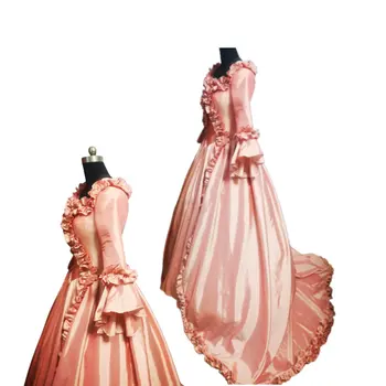 2020 Nové viktoriánskej Halloween Cosplay šaty Koloniálnej gruzínska Renesancie Gotické Historické šaty D-756